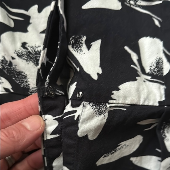 Jason Wu Black and White Knee-Length A-Line Dress - Picture 5 of 9